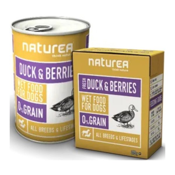 NATUREA - Alimentação Húmida para Cães - DUCK & BERRIES